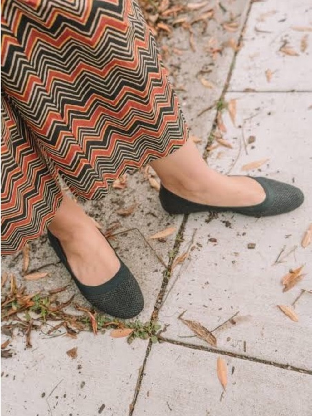 Allbirds Tree Breezers ballet flat knit in black